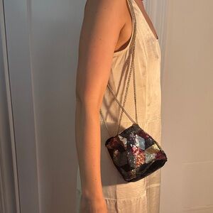 Multicolor Sequin Women's Bag
